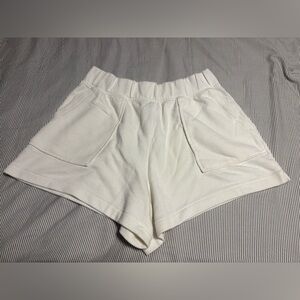 Aerie High Waist White Shorts